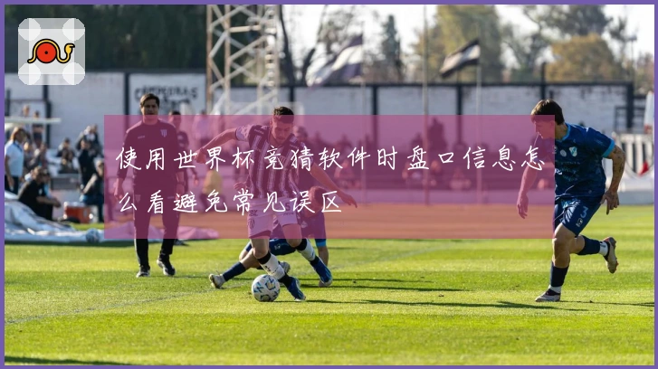 使用世界杯竞猜软件时盘口信息怎么看避免常见误区